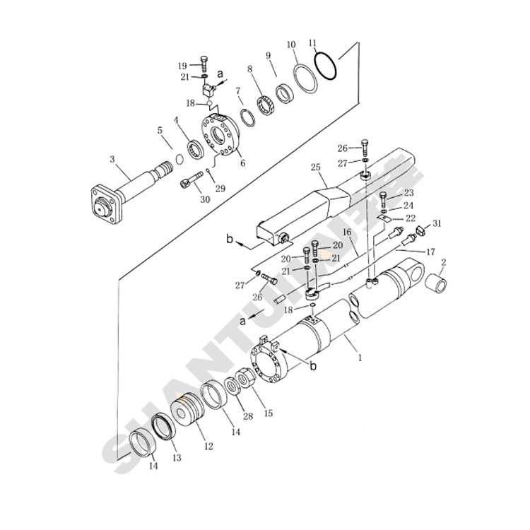 Shantui SD22 Parts fuel cooler 115C-04B-01000