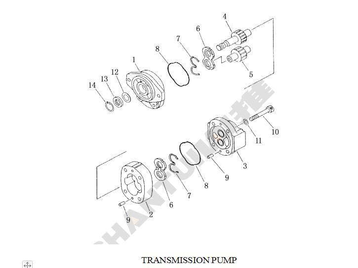 Shantui SD22 Parts Variable speed pump 705-21-32051