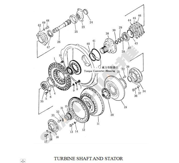 Shantui SD22 Parts Guide wheel 154-13-42110
