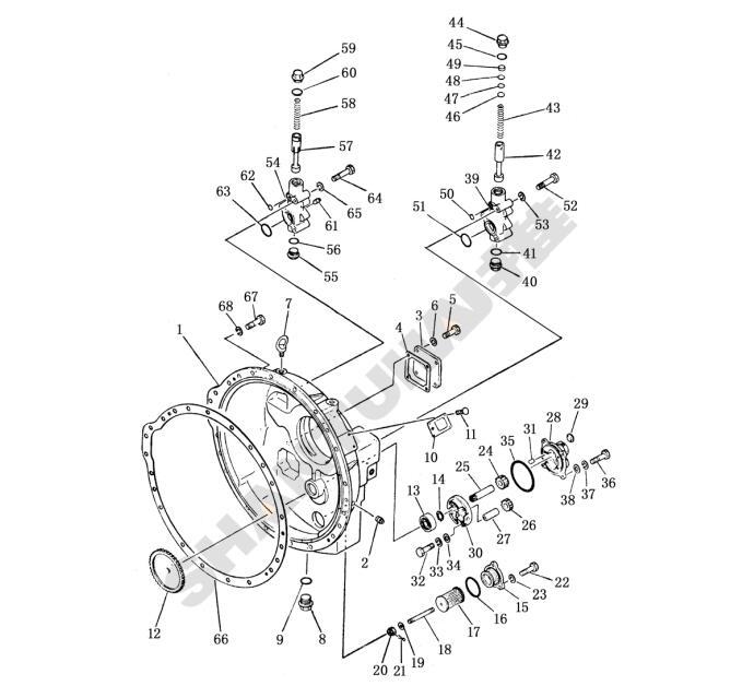 Shantui SD22 Torque Converter 23Y-11B-00000