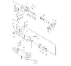 Shantui SD32 Ripper Tilt Cylinder R.H. 171-64-04000 171-64-04200