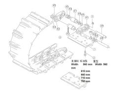 Shantui SD32 Track Shoe 660mm 8228-MA-001661 228MA-00166