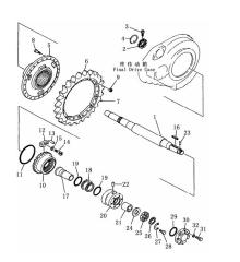 Shantui SD23 Sprocket Hub 154-27-12131