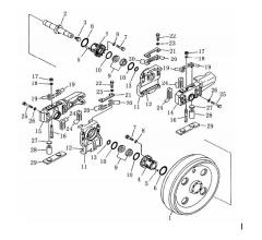 Shantui SD23 Idler Assembly 154-30-00770 150-30-22118