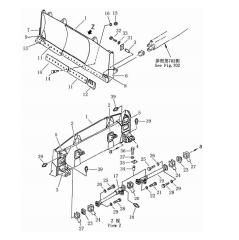 Shantui SD23 Blade Assembly 154-71-41211 154-929-5110 17H-80-10000 17M-80-01000