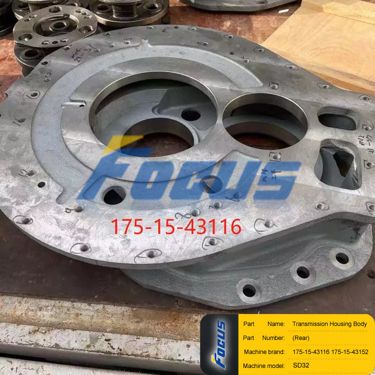 Shantui SD32 Transmission Housing Body (Rear) 175-15-43116 175-15-43152