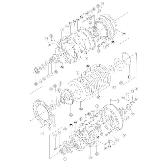 Shantui SD32 Transmission Housing 178-15-11130