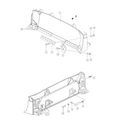 Shantui SD32 Blade Bolt Nut and Washer 175-71-11463 175-71-11454 01643-52245 175-71-11530