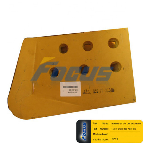 Shantui SD23 Bulldozer Bit End L.H. Bit End R.H. 150-70-21356 150-70-21346