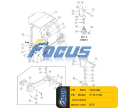 Shantui SD32 Frame Rops 171-59-01000