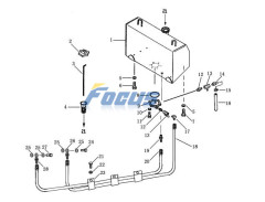 Shantui SD13 Fuel Tank 10Y-04B-01000