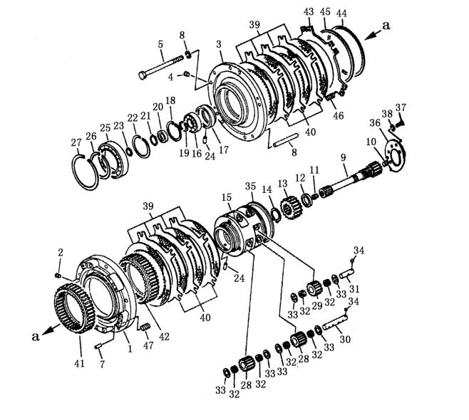 Shantui SD13 Transmission Sun Gear 10Y-15-00016