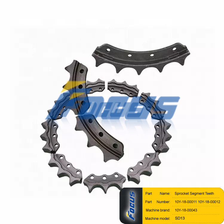 Shantui SD13 Sprocket Segment Teeth 10Y-18-00011 10Y-18-00012 10Y-18-00043