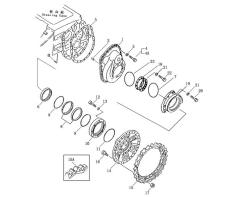 Shantui SD13 Sprocket Segment Teeth 10Y-18-00011 10Y-18-00012 10Y-18-00043