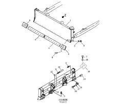 Shantui SD13 Straight Tilt Blade Cutting Edge 10Y-80-00005