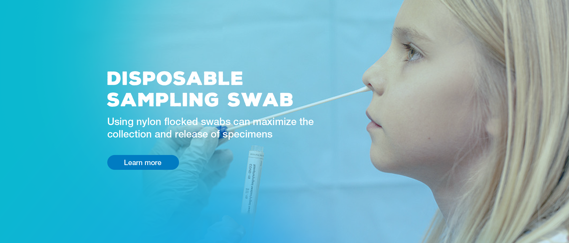 disposable sampling swab