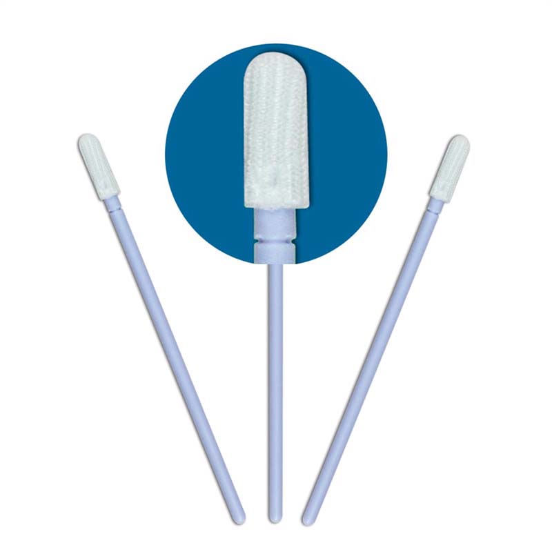 Double Layer Knitted Flexible Head Sampling Clean Polyester Tip Dacron Cleanroom Swab