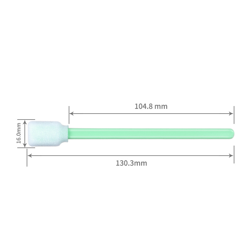 Cleanroom Rectangle Foam Swab with Sponge head Cleaning Swab Sticks for Solvent Format Inkjet Printer and Optical Equipment