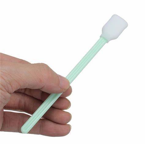 Cleanroom Rectangle Foam Swab with Sponge head Cleaning Swab Sticks for Solvent Format Inkjet Printer and Optical Equipment
