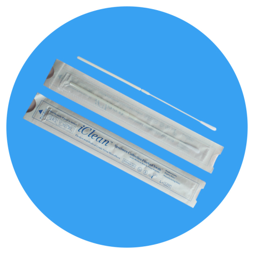 CM-FS913 Cleanmo's Flocked Swabs for nasopharyngeal sampling collection