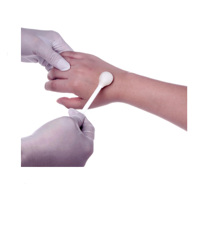 Hospital Use 2 Chlorhexidin and 70 Isopropyl Alcohol Surgic Medic Foam Sterile Sponge Stick Disinfect Swab Ce White EO 2 Years