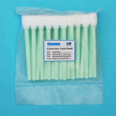 Cleanroom Rectangle Foam Swab with Sponge head Cleaning Swab Sticks for Solvent Format Inkjet Printer and Optical Equipment