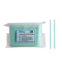 Flexible head Cleanroom foam swab for Keyboard Cleaning