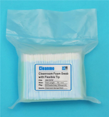 Cleanroom flexible small head foam swab for cleaning keyboards/electronics/devices