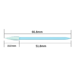 Lint Free Pointed Spiral Head Foam Cleaning Swab Clean Room Foam Tip Swabs
