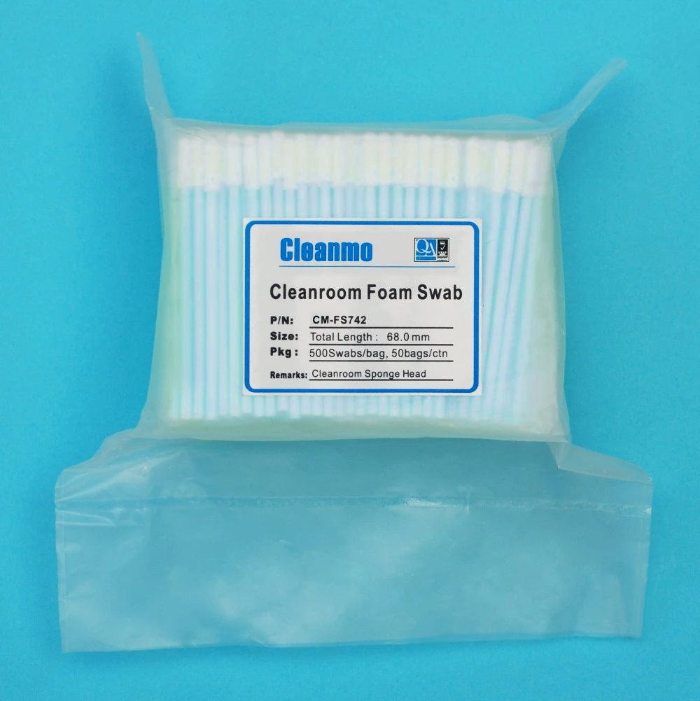 Polyurethane Handle Industrial Use Clean Sponge Foam Tip Swab For Keyboard