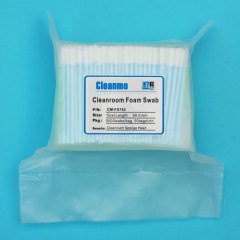 Polyurethane Handle Industrial Use Clean Sponge Foam Tip Swab For Keyboard