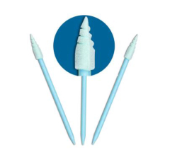 Lint Free Pointed Spiral Head Foam Cleaning Swab Clean Room Foam Tip Swabs