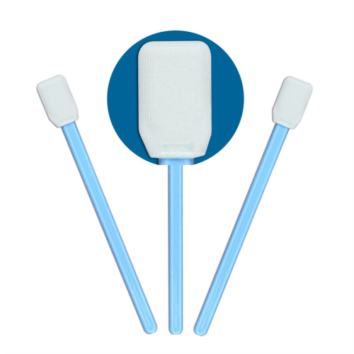 Polypropylene Handle Rectangle Head Cleanroom Lint Free Microfiber Clean Tips Swab Printhead Cleaning Stick