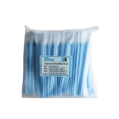 Polypropylene Handle Rectangle Head Cleanroom Lint Free Microfiber Clean Tips Swab Printhead Cleaning Stick
