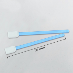 Polypropylene Handle Rectangle Head Cleanroom Lint Free Microfiber Clean Tips Swab Printhead Cleaning Stick