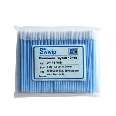 Double-layer Knitted Flexible Head Sampling Clean Polyester Tip Dacron Cleanroom Swab