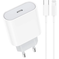 Usb C Charger For Apple iPad For iPhone Usb C Lightning Adapter Fast Charging For iPhone Charger With Usb C Lightning Cable 1M Sets Apple Mfi Certified