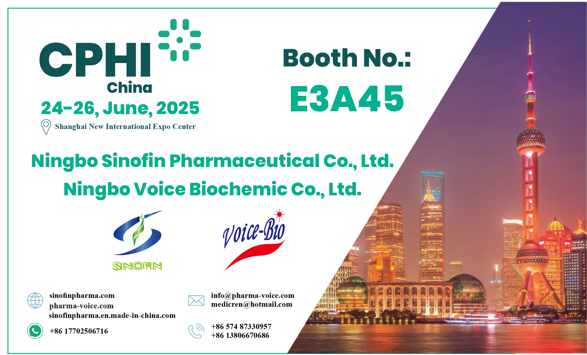 CPHI Shanghai 2025