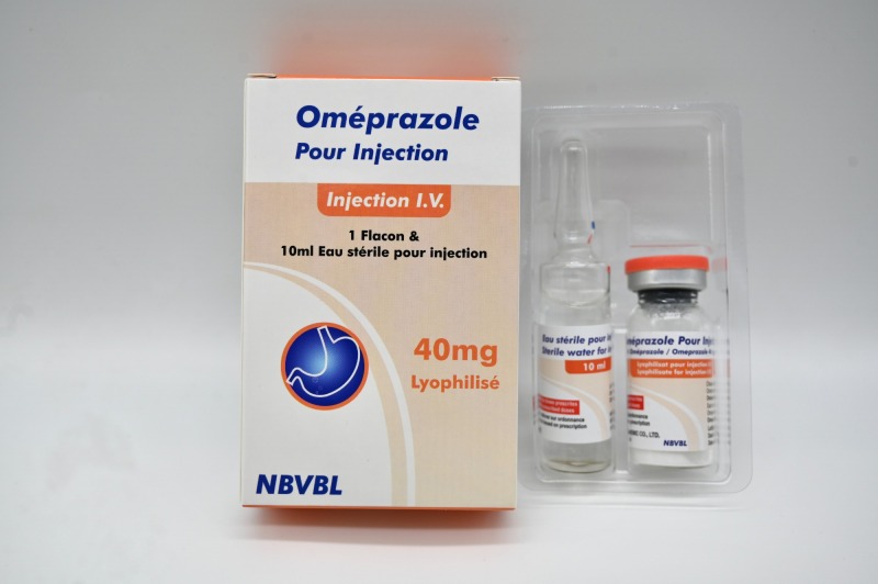 Omeprazole for injection 40mg+10ml wfi