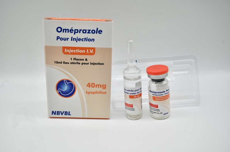 Omeprazole for injection 40mg+10ml wfi