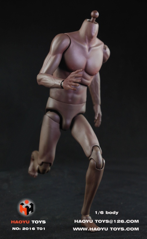 [头雕/素体] HaoyuToys  1/6 超强运动型 男素体 -2款肤色 / Head carving/body HaoyuToys 1/6 super athletic male body -2 skin color