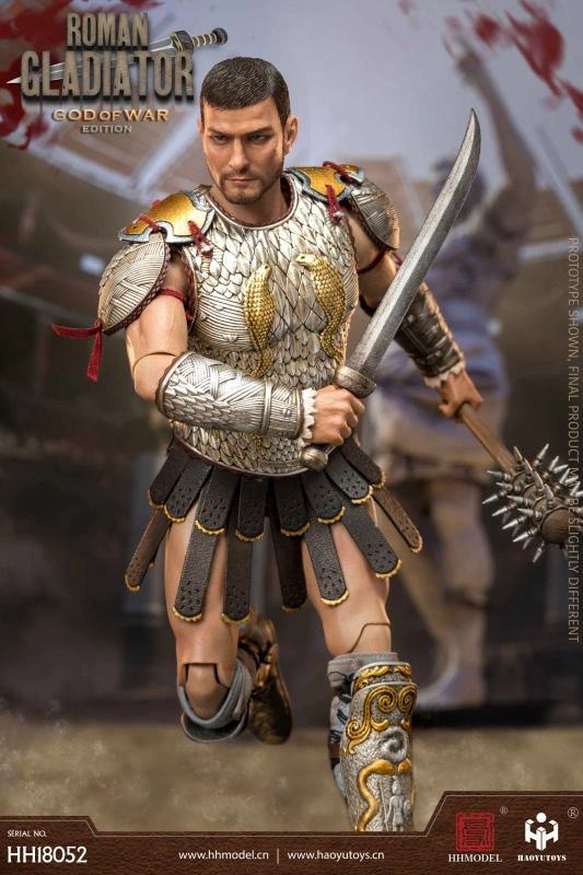 HHMODEL & HAOYUTOYS新品：1/6 帝国军团系列- 罗马角斗士【战神版】HH18052 / HHMODEL & HAOYUTOYS New product: 1/6 Empire Legion series - Roman Gladiator [God of War edition] HH18052