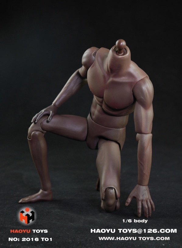 [头雕/素体] HaoyuToys  1/6 超强运动型 男素体 -2款肤色 / Head carving/body HaoyuToys 1/6 super athletic male body -2 skin color