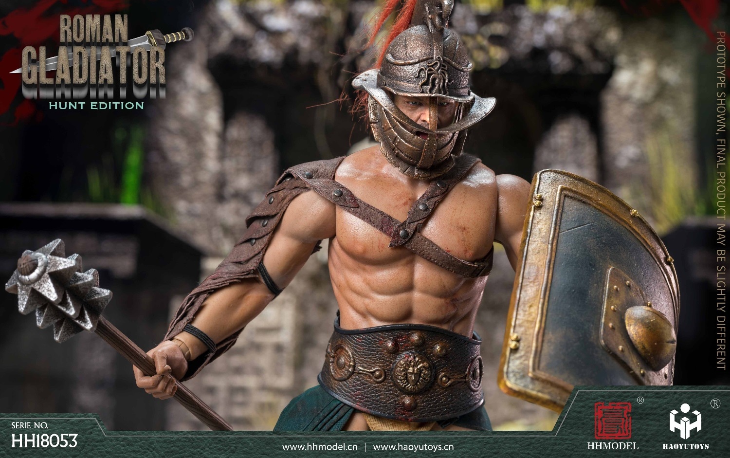 HHMODEL & HAOYUTOYS新品：1/6 帝国军团系列- 罗马角斗士【狩猎版】HH18053 / HHMODEL & HAOYUTOYS New product: 1/6 Empire Legion series - Roman Gladiators [Hunting version] HH18053