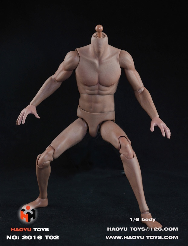 [头雕/素体] HaoyuToys  1/6 超强运动型 男素体 -2款肤色 / Head carving/body HaoyuToys 1/6 super athletic male body -2 skin color