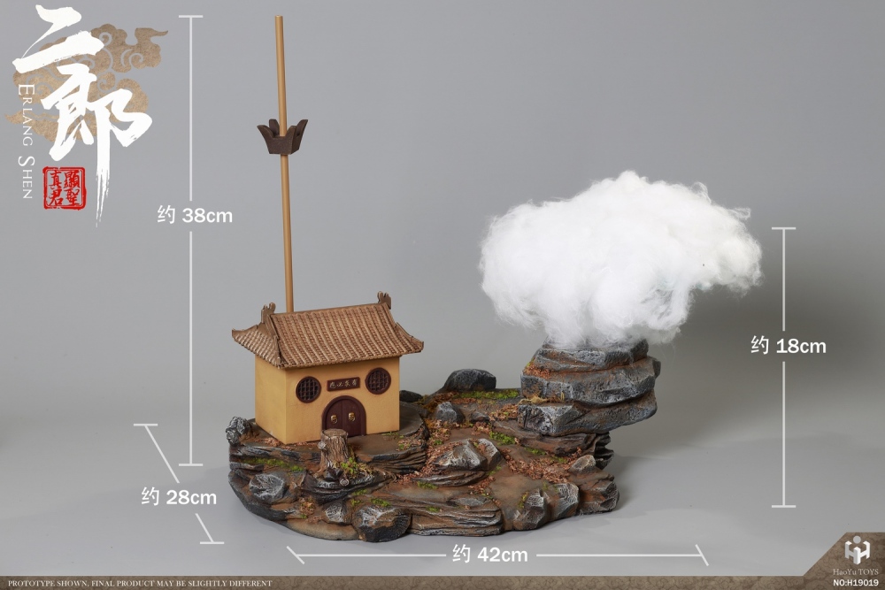 HaoYuToys新品：1/6 神话系列 -二郎显圣真君(二郎神）可动人偶-普通版，豪华版，地台 / HaoYuToys New Product: 1/6 Myth Series - Erlang Xiansheng Zhenjun (Erlang God) Action Figure-Normal Edition, Deluxe Edition, Platform
