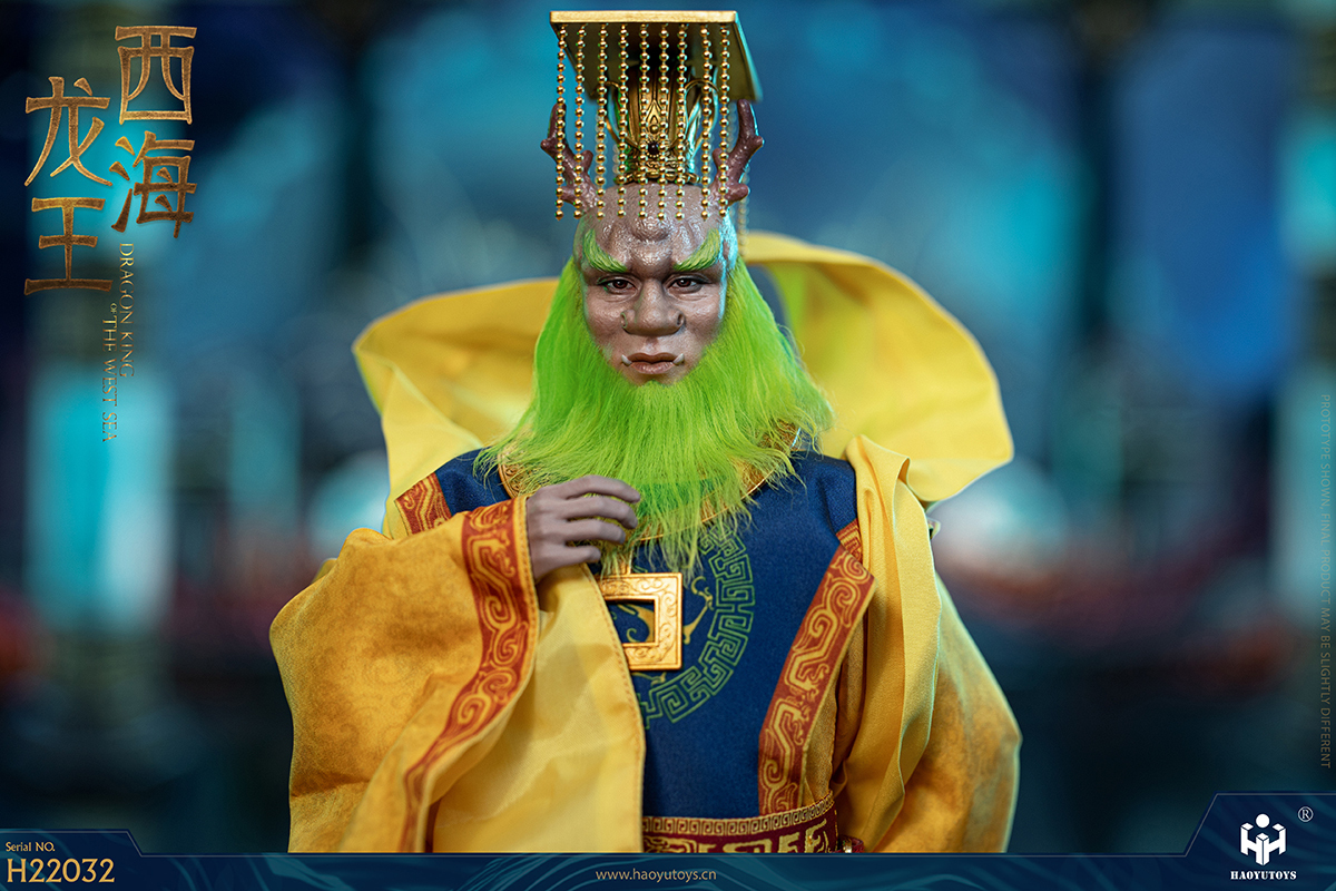 HAOYUTOYS 新品：中国神话系列——西海龙王 可动人偶(NO:H22032)
