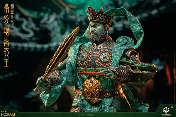 【全款预售】HAOYUTOYS 新品：1/6 神话系列-南方增长天王 可动人偶
