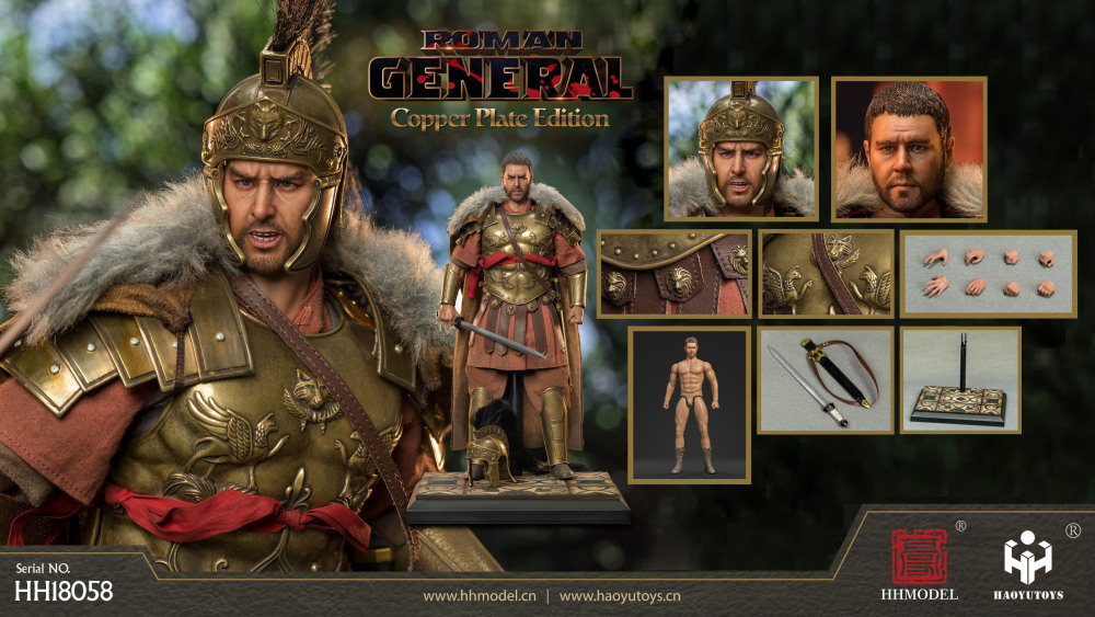 HHMODEL x HAOYUTOYS 1/6 帝国军团-帝国将军 黑金版 / 普通版 / 纯铜 / 战马 可动人偶