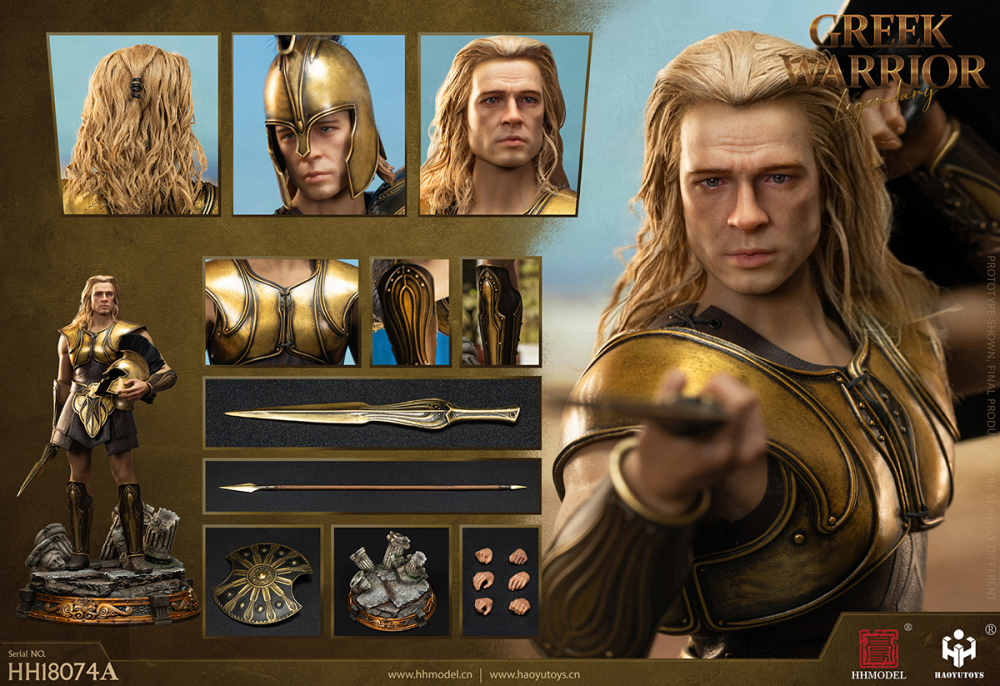【现货】HHMODEL & HAOYUTOYS ：1/6帝国军团- 希腊传奇战士（NO：HH18074A  / HH18074B）